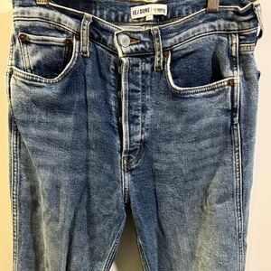 Re/Done Straight Jeans 28